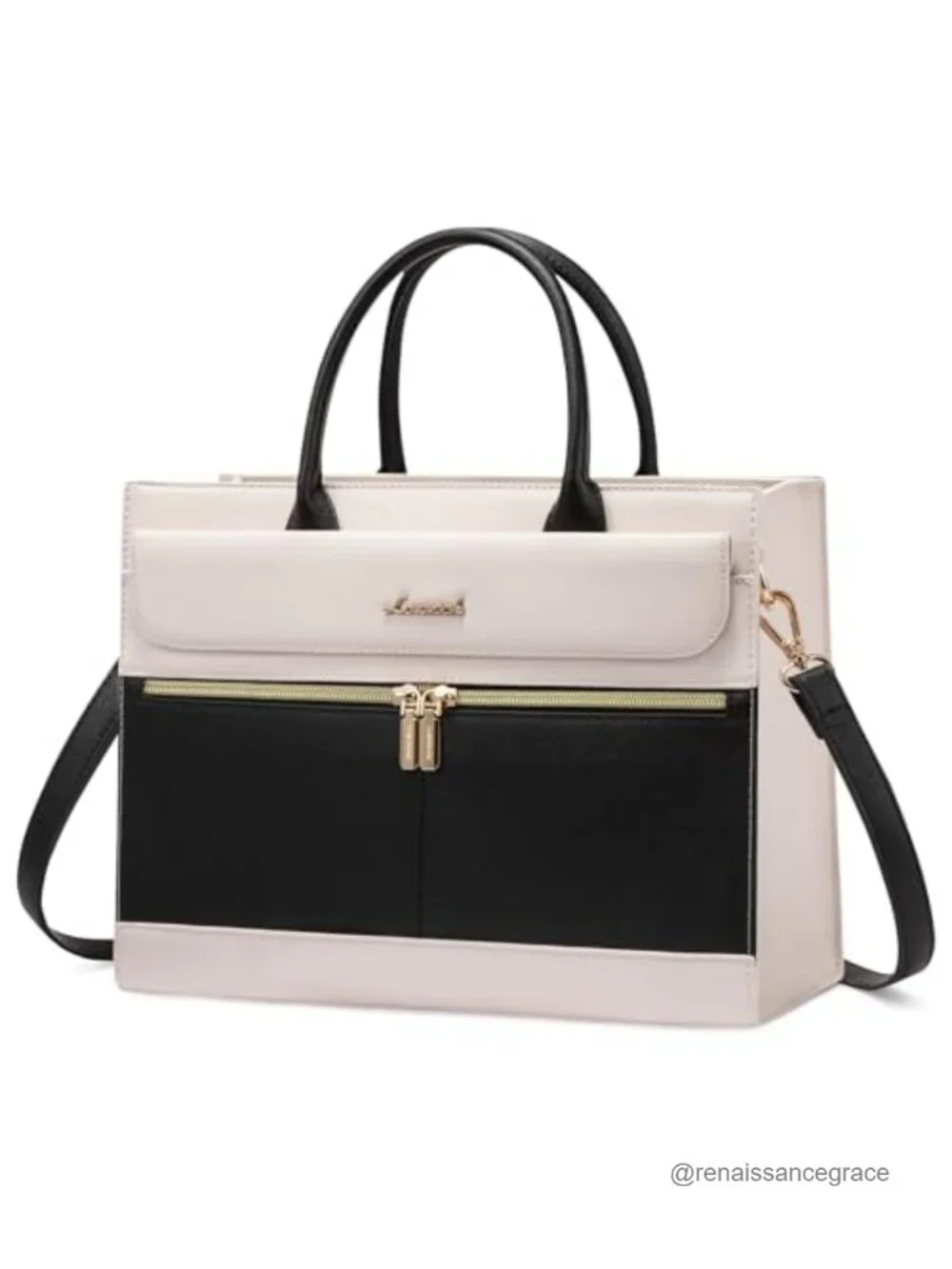 LOVEVOOK Women's Leather Satchel Tote - Shoulder Bag, Crossbody Purse with